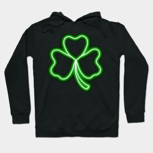 Simplistic Lucky Shamrock Irish Culture Hoodie